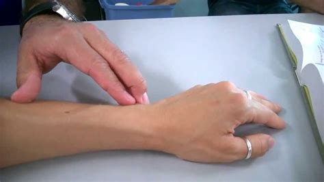 bend thumb then wrist compression test|ulnar deviation wrist test.